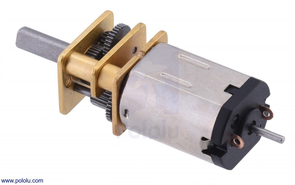 Motor electric micro metal 10:1 HPCB cu ax pentru encoder (Perii De Carbon)