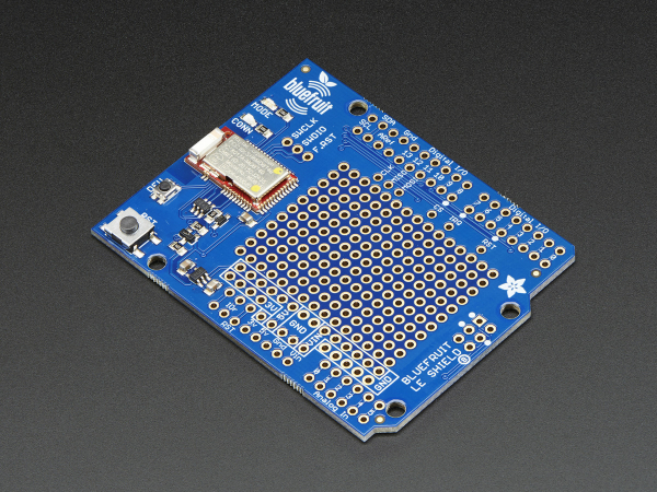 Bluefruit LE Bluetooth Shield pentru Arduino