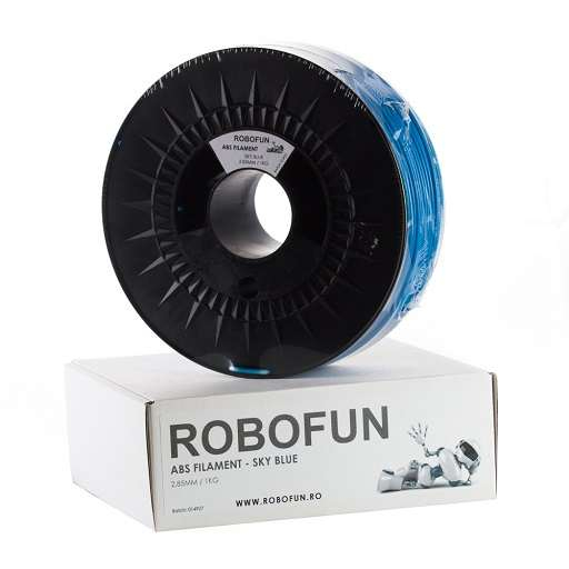 Filament Premium Robofun ABS 1KG 3 mm - Albastru deschis