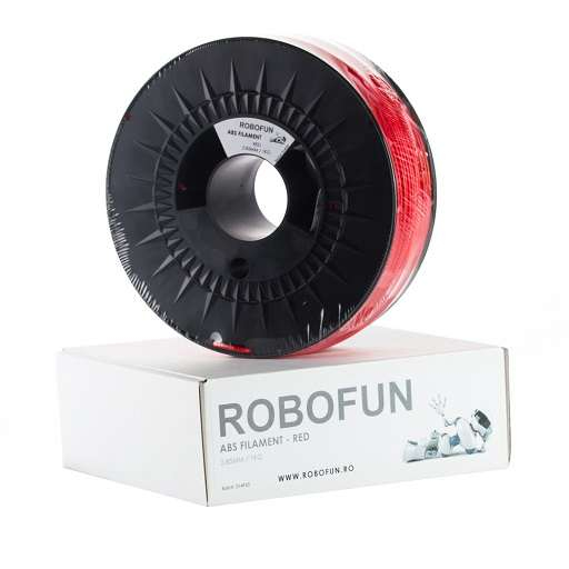 Filament Premium Robofun ABS 1KG 3 mm - Rosu