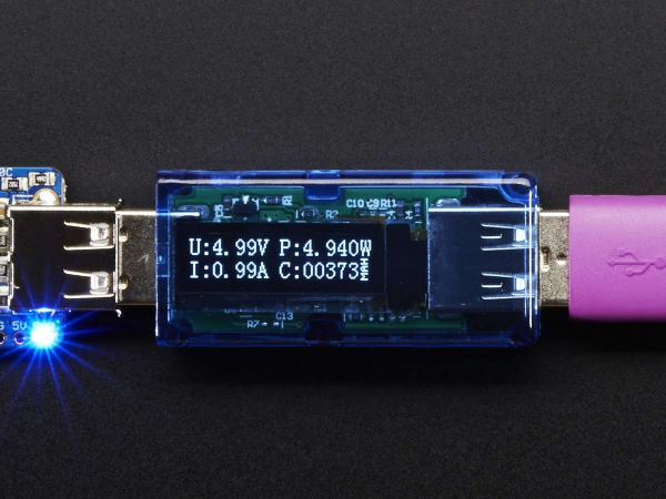 Indicator de tensiune USB cu dispaly OLED
